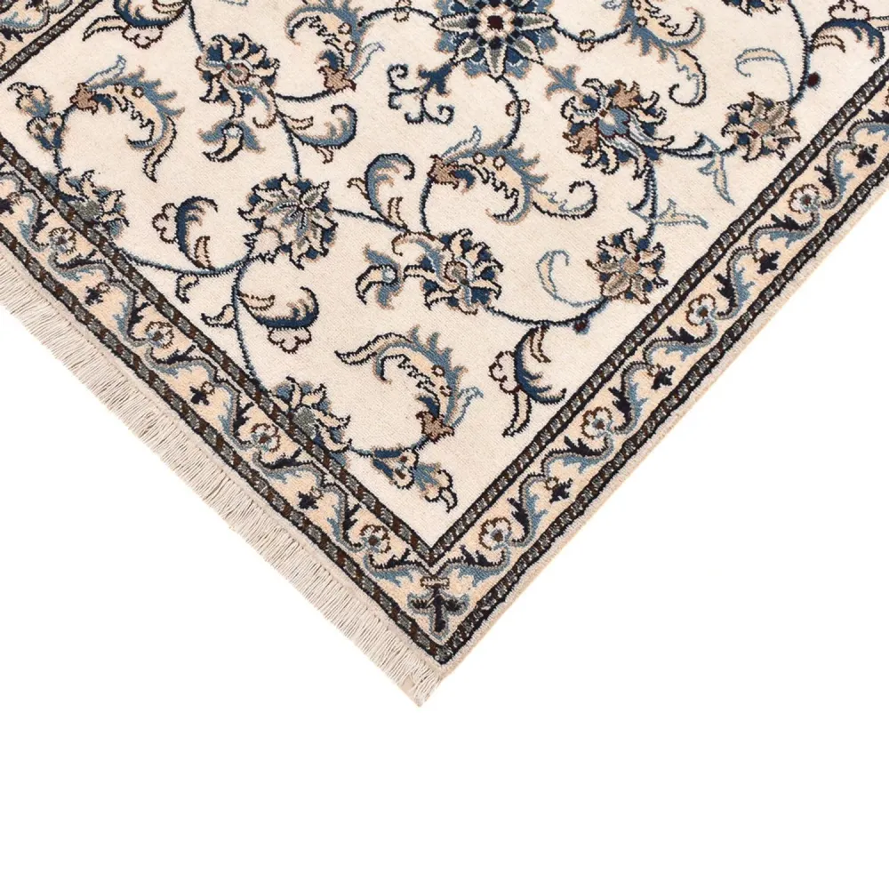 Corredor Tapete Persa - Nain - 289 x 77 cm - branco