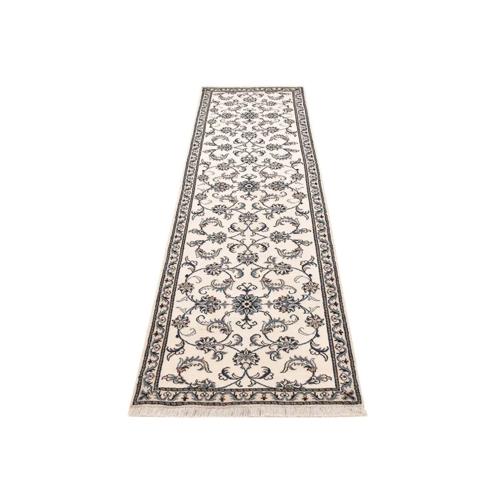 Corredor Tapete Persa - Nain - 289 x 77 cm - branco