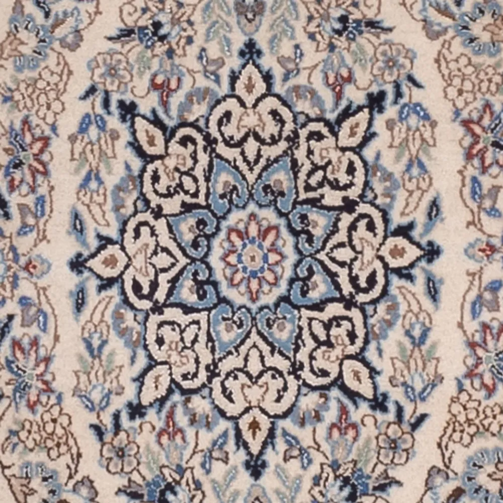 Corredor Tapete Persa - Nain - 293 x 60 cm - bege escuro