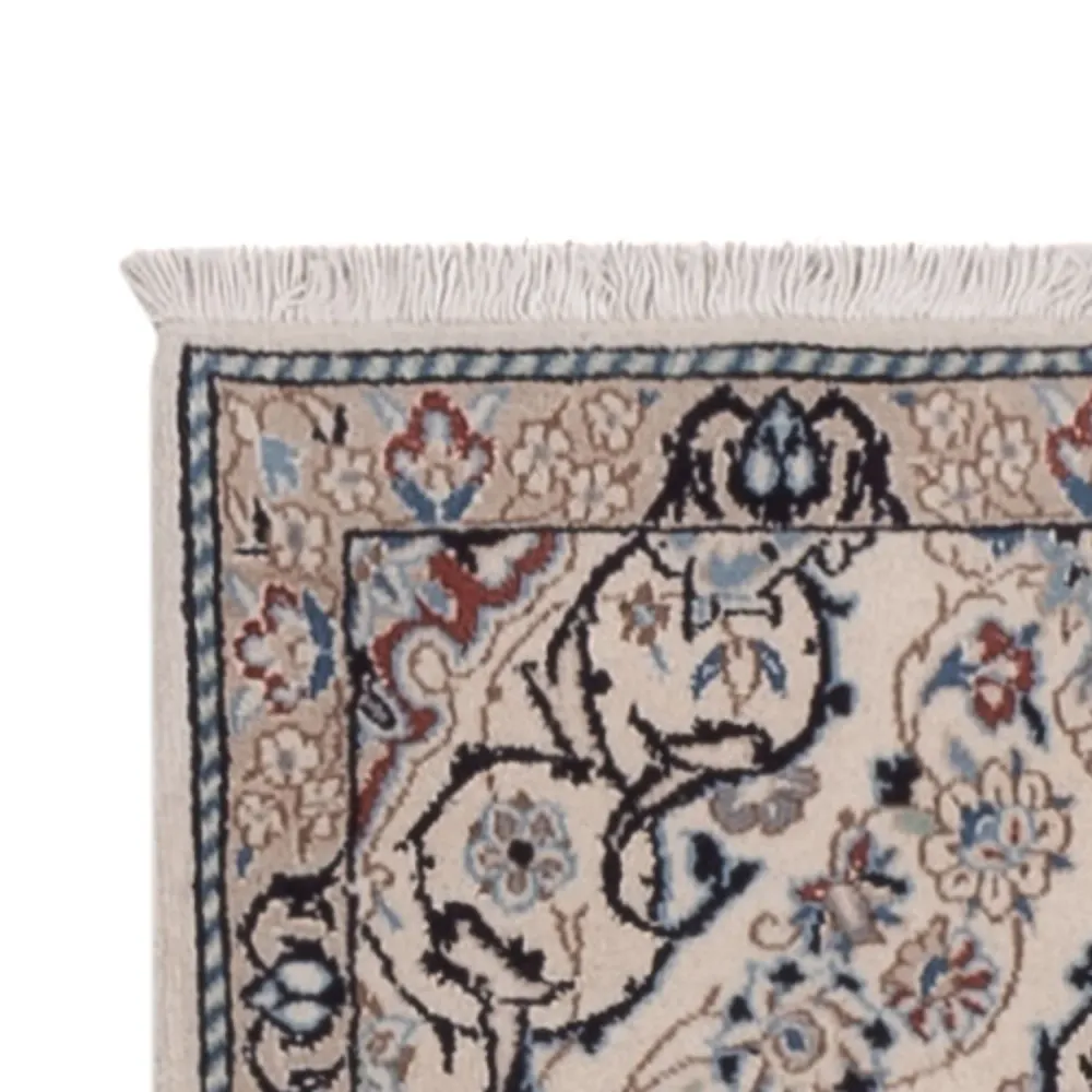 Corredor Tapete Persa - Nain - 293 x 60 cm - bege escuro