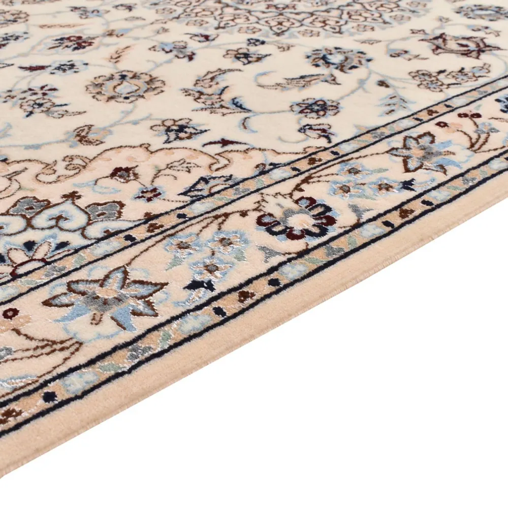 Corredor Tapete Persa - Nain - Premium - 397 x 87 cm - bege