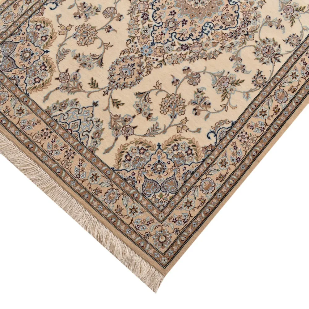 Corredor Tapete Persa - Nain - Premium - 400 x 100 cm - bege