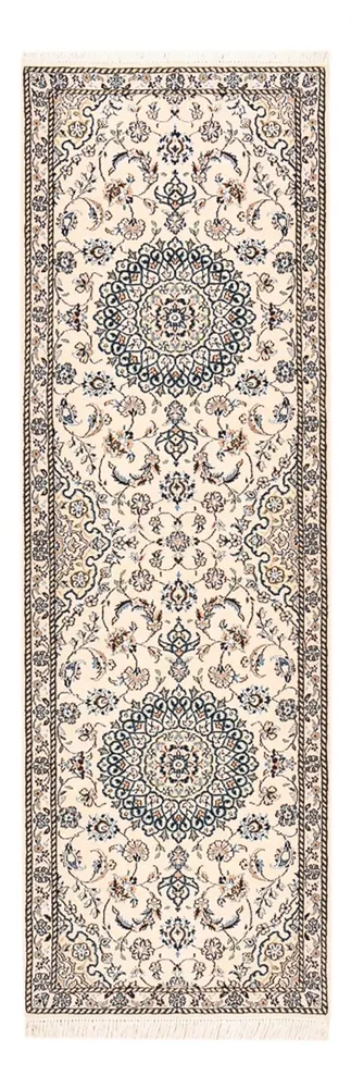 Corredor Tapete Persa - Nain - Royal - 200 x 62 cm - creme