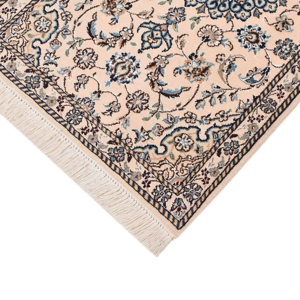 Corredor Tapete Persa - Nain - Royal - 200 x 62 cm - creme