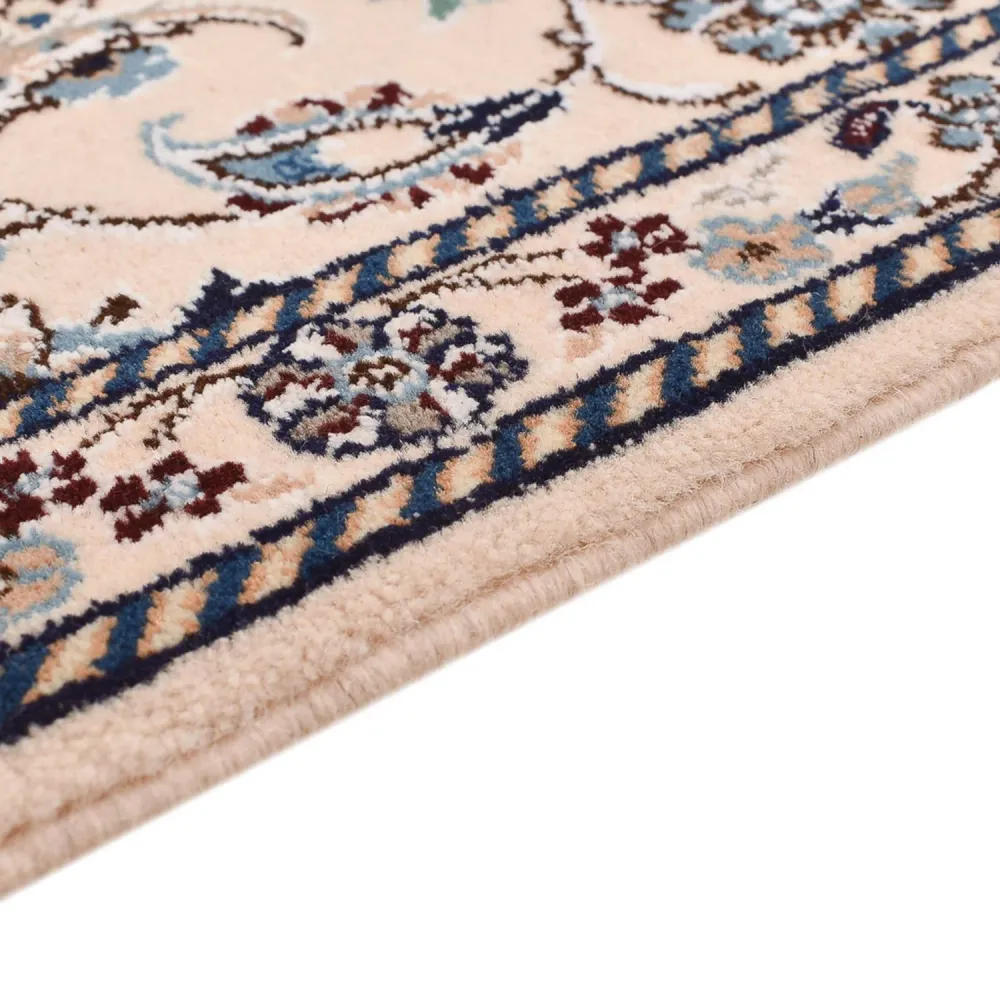 Corredor Tapete Persa - Nain - Royal - 200 x 62 cm - creme