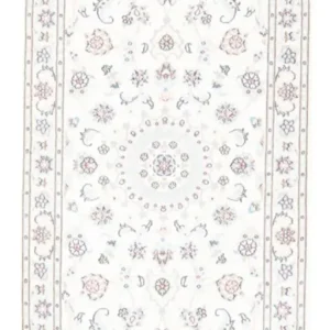 Corredor Tapete Persa - Nain - Royal - 200 x 80 cm - creme