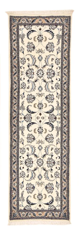 Corredor Tapete Persa - Nain - Royal - 202 x 58 cm - creme