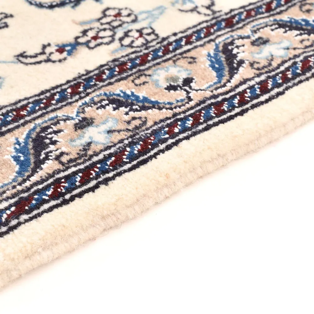 Corredor Tapete Persa - Nain - Royal - 202 x 58 cm - creme