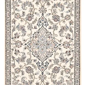 Corredor Tapete Persa - Nain - Royal - 220 x 91 cm - creme
