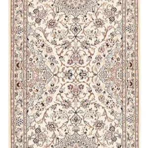Corredor Tapete Persa - Nain - Royal - 241 x 92 cm - creme