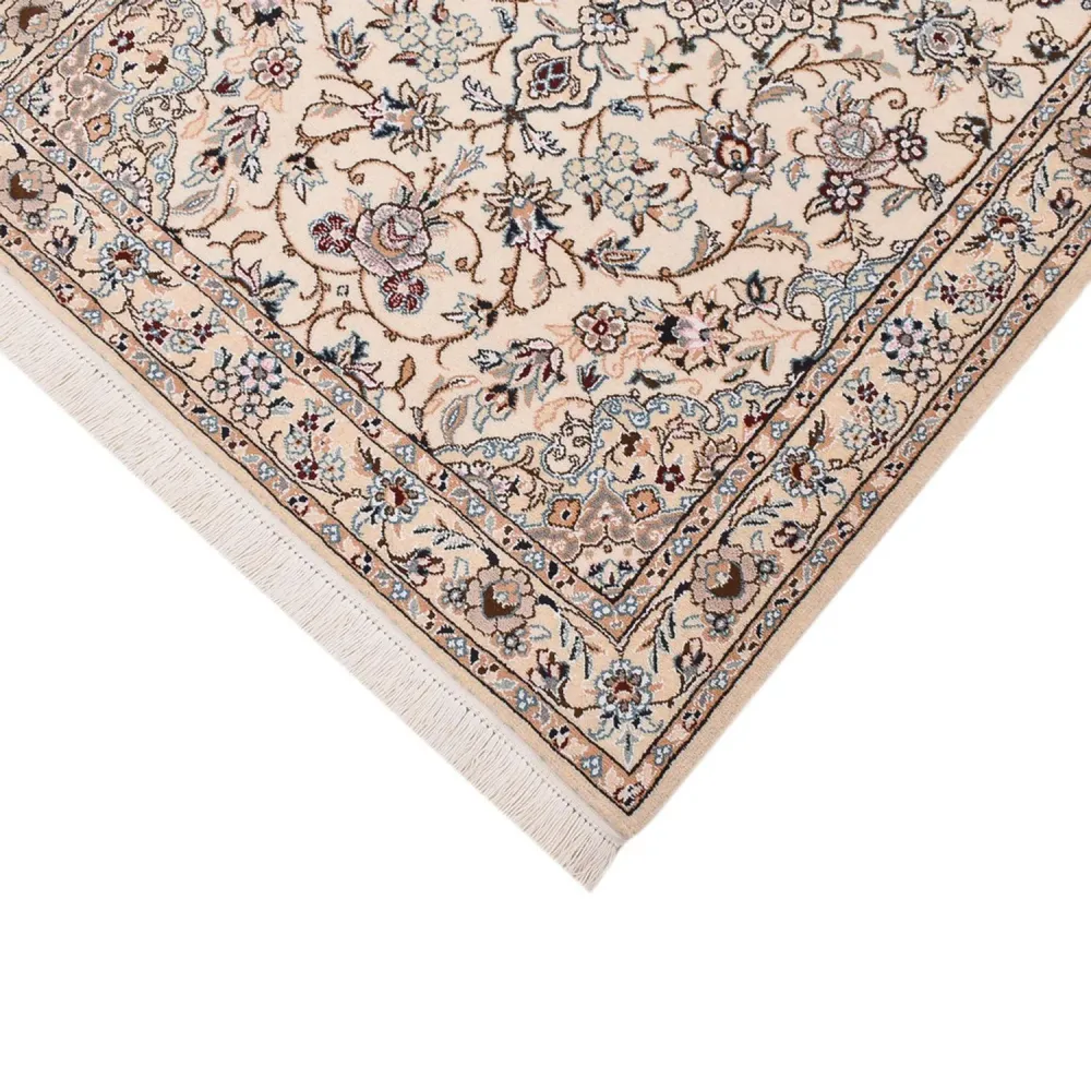 Corredor Tapete Persa - Nain - Royal - 241 x 92 cm - creme