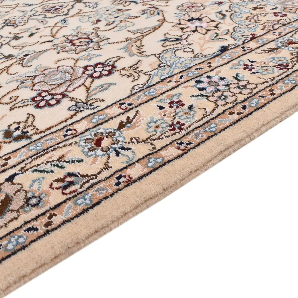Corredor Tapete Persa - Nain - Royal - 241 x 92 cm - creme