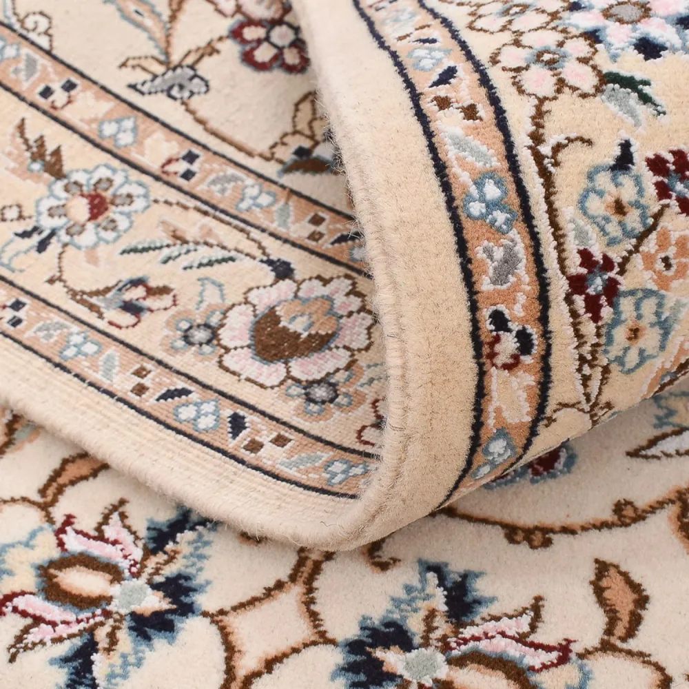 Corredor Tapete Persa - Nain - Royal - 241 x 92 cm - creme