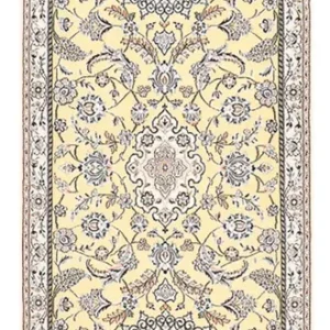 Corredor Tapete Persa - Nain - Royal - 263 x 90 cm - bege