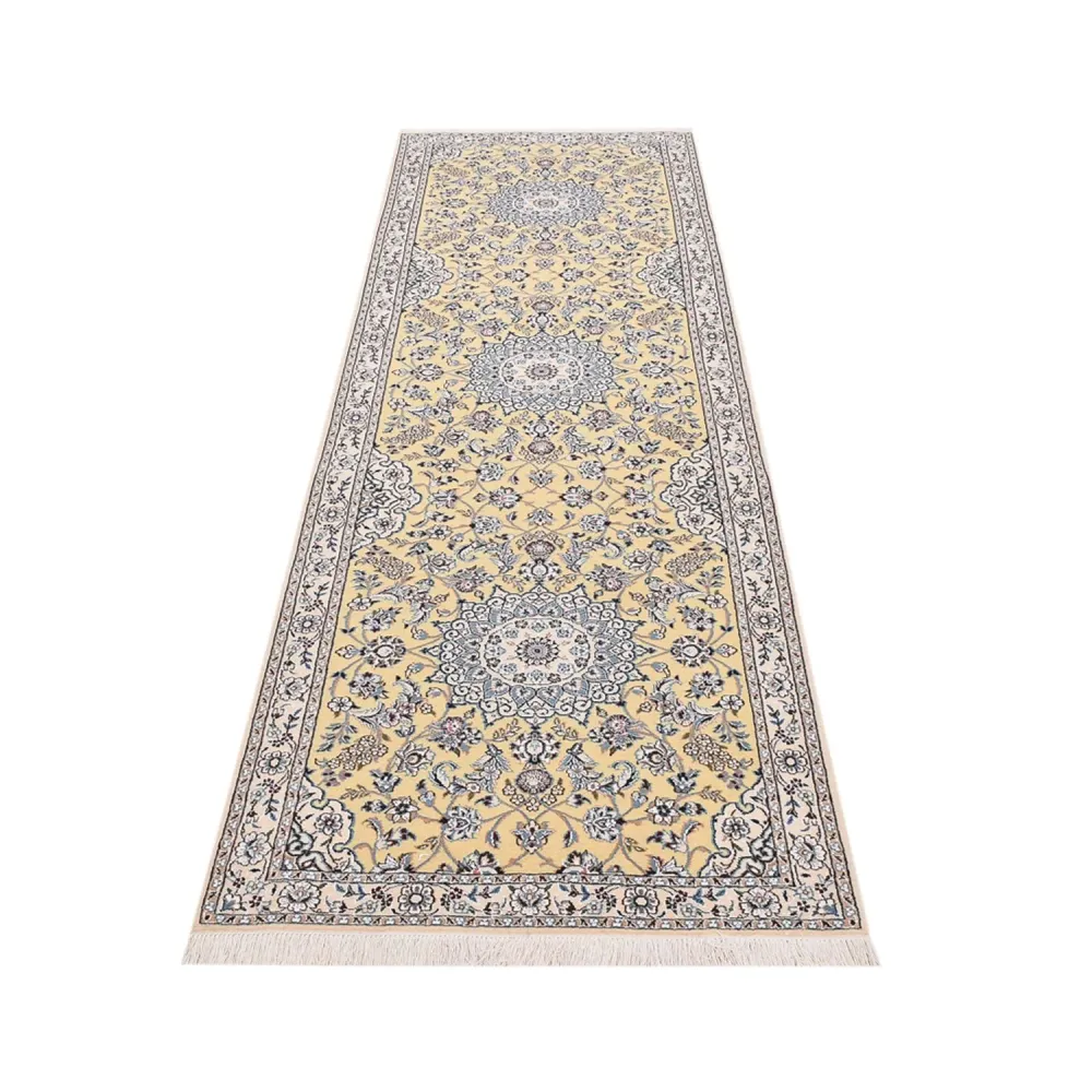 Corredor Tapete Persa - Nain - Royal - 320 x 90 cm - bege