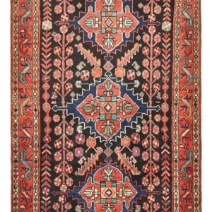 Corredor Tapete Persa - Nomadic - 174 x 104 cm - azul escuro