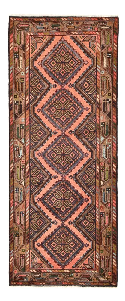 Corredor Tapete Persa - Nomadic - 185 x 78 cm - bege escuro