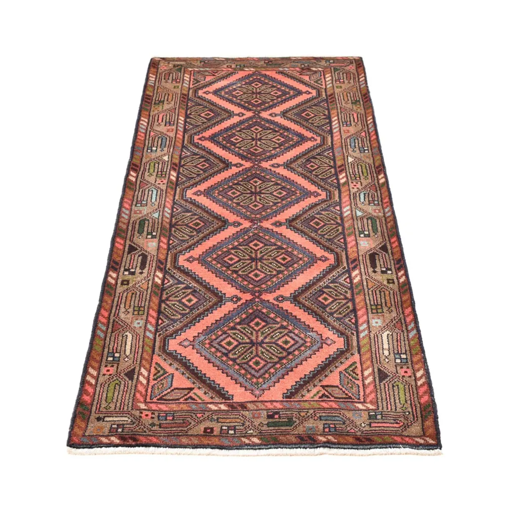 Corredor Tapete Persa - Nomadic - 185 x 78 cm - bege escuro