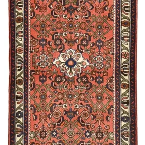 Corredor Tapete Persa - Nomadic - 186 x 80 cm - vermelho escuro