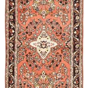 Corredor Tapete Persa - Nomadic - 189 x 75 cm - vermelho claro