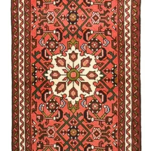 Corredor Tapete Persa - Nomadic - 191 x 63 cm - ferrugem