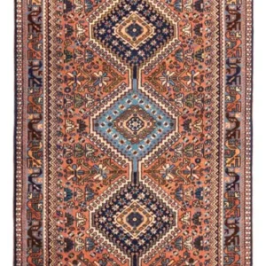 Corredor Tapete Persa - Nomadic - 197 x 80 cm - vermelho