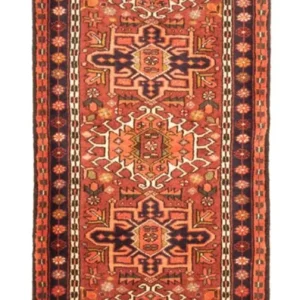Corredor Tapete Persa - Nomadic - 200 x 74 cm - vermelho