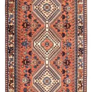 Corredor Tapete Persa - Nomadic - 200 x 80 cm - vermelho