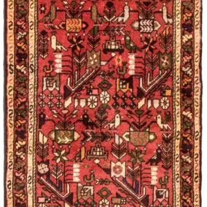 Corredor Tapete Persa - Nomadic - 200 x 83 cm - vermelho