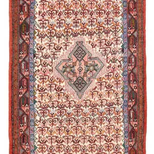 Corredor Tapete Persa - Nomadic - 202 x 86 cm - vermelho claro