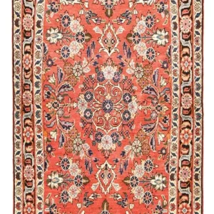 Corredor Tapete Persa - Nomadic - 204 x 102 cm - vermelho claro