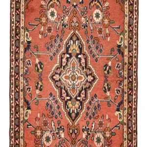 Corredor Tapete Persa - Nomadic - 204 x 81 cm - vermelho claro