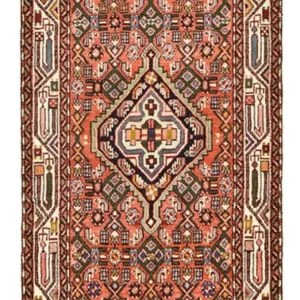 Corredor Tapete Persa - Nomadic - 206 x 79 cm - vermelho claro