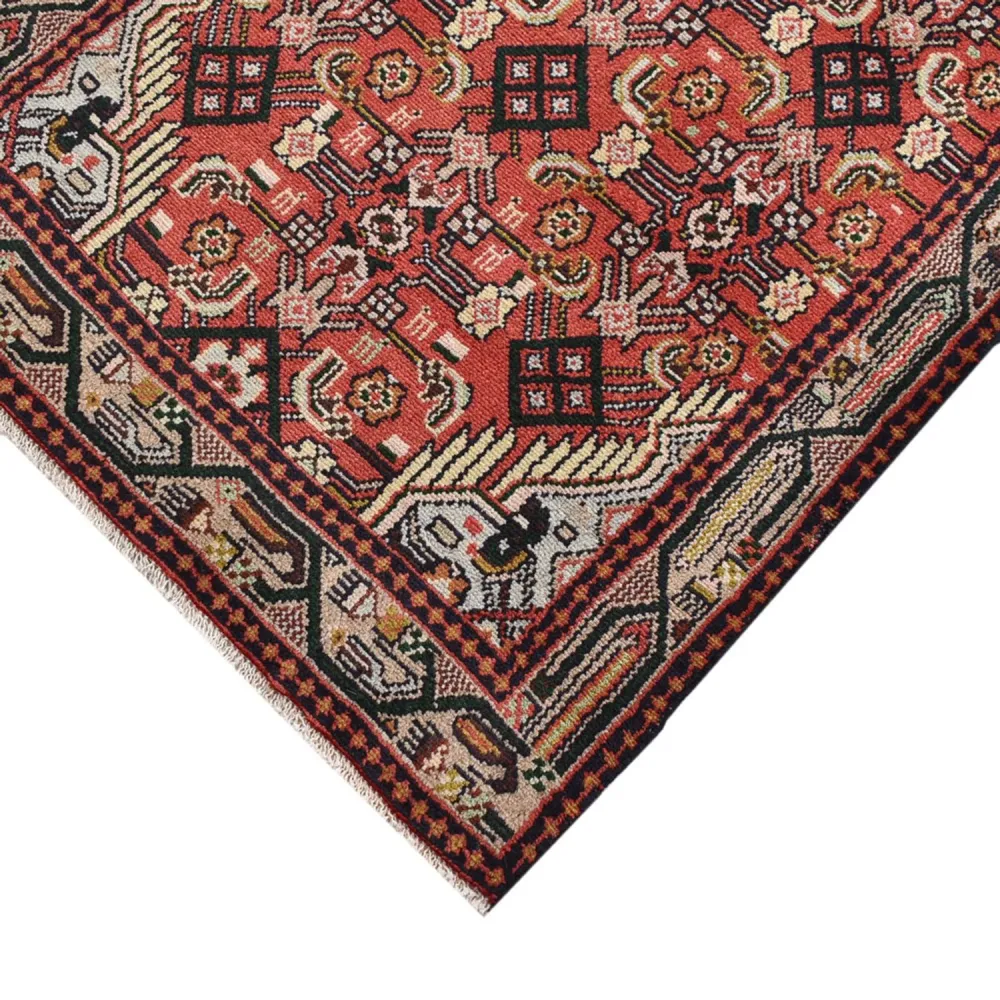 Corredor Tapete Persa - Nomadic - 215 x 75 cm - vermelho claro