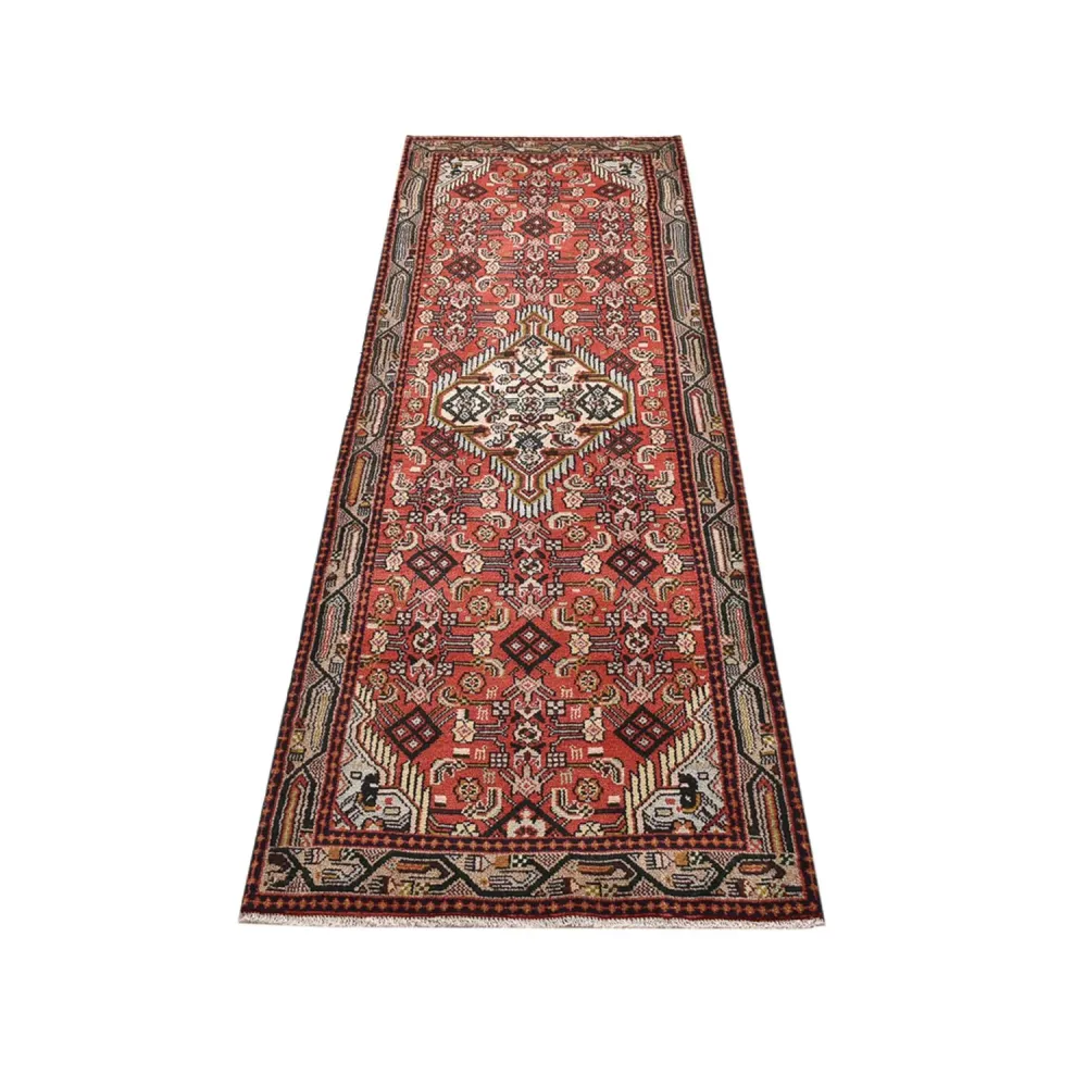 Corredor Tapete Persa - Nomadic - 215 x 75 cm - vermelho claro