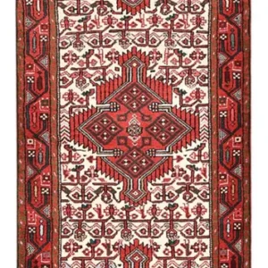Corredor Tapete Persa - Nomadic - 247 x 82 cm - vermelho