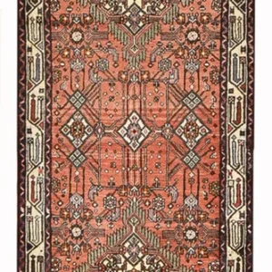 Corredor Tapete Persa - Nomadic - 265 x 85 cm - vermelho claro