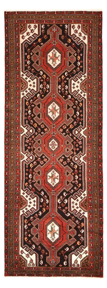 Corredor Tapete Persa - Nomadic - 283 x 104 cm - vermelho
