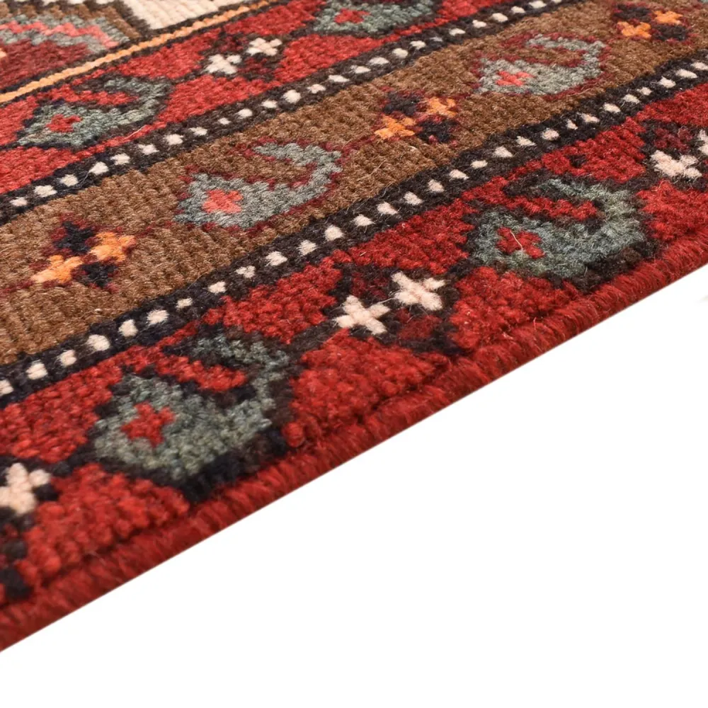 Corredor Tapete Persa - Nomadic - 283 x 104 cm - vermelho