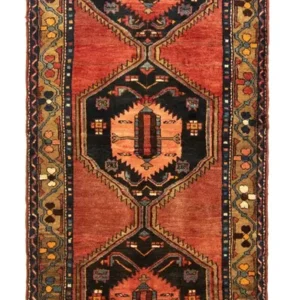 Corredor Tapete Persa - Nomadic - 290 x 107 cm - castanho