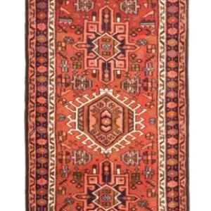 Corredor Tapete Persa - Nomadic - 290 x 76 cm - vermelho