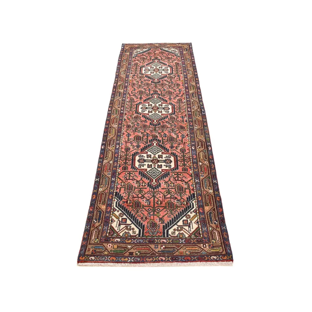Corredor Tapete Persa - Nomadic - 291 x 82 cm - vermelho claro