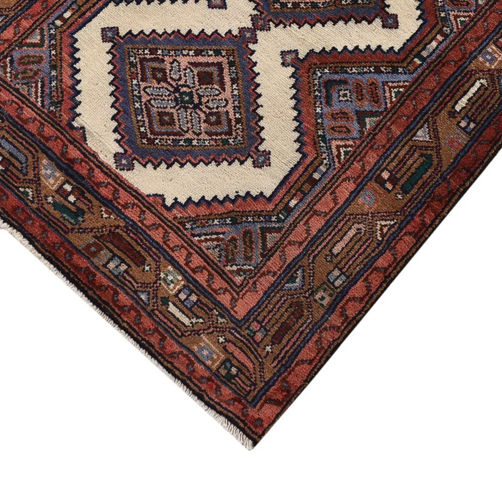Corredor Tapete Persa - Nomadic - 292 x 82 cm - bege