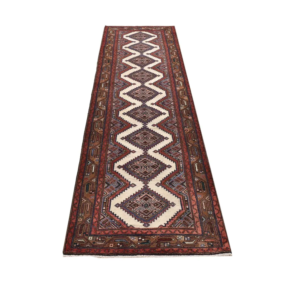 Corredor Tapete Persa - Nomadic - 292 x 82 cm - bege
