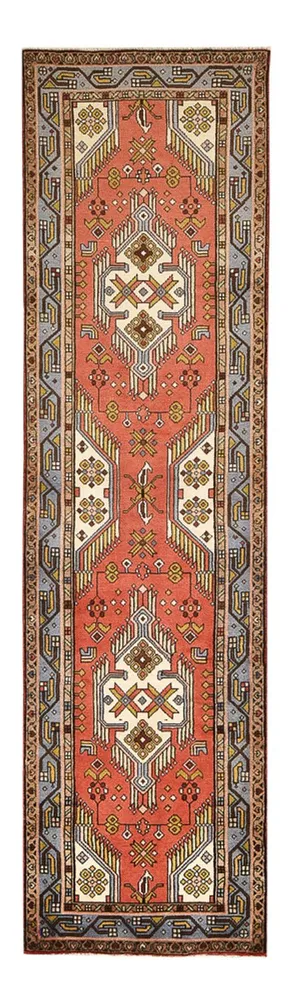 Corredor Tapete Persa - Nomadic - 292 x 74 cm - vermelho claro