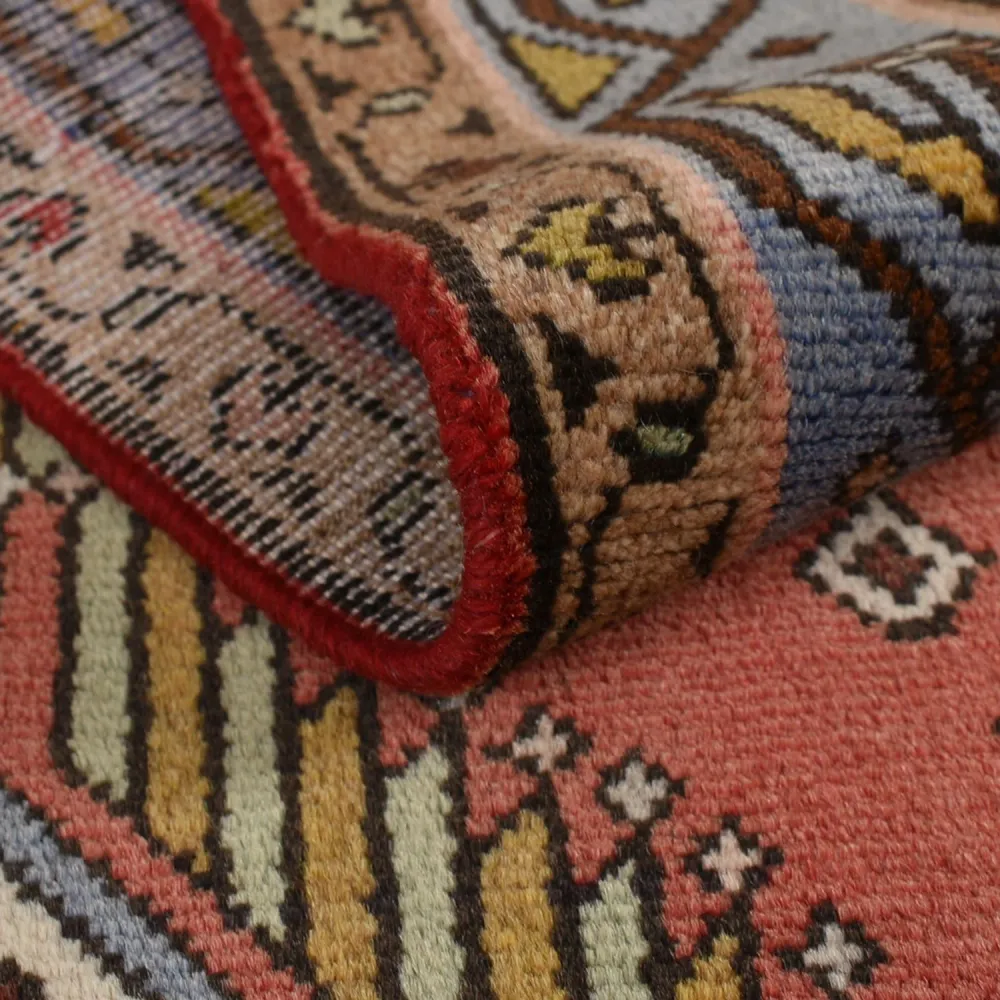 Corredor Tapete Persa - Nomadic - 292 x 74 cm - vermelho claro