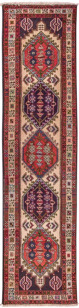 Corredor Tapete Persa - Nomadic - 293 x 72 cm - bege