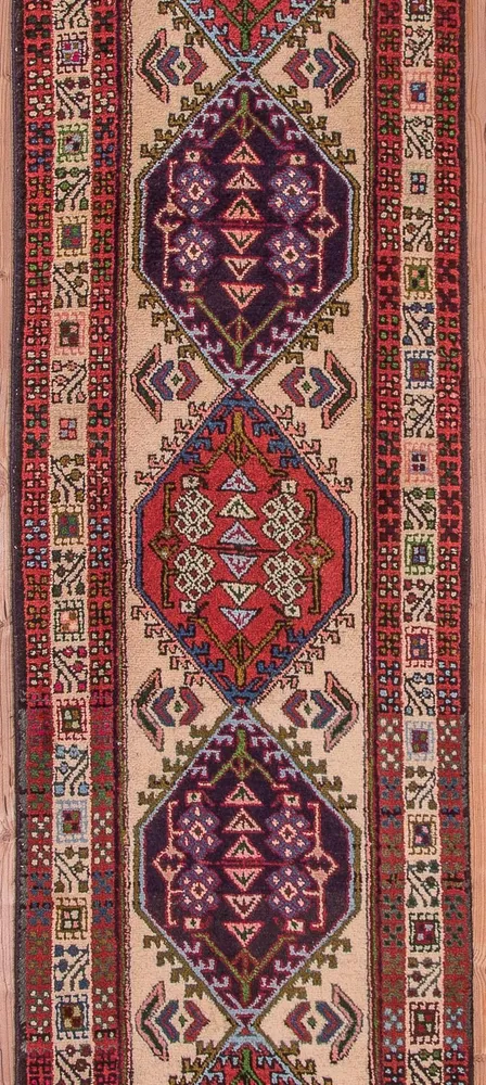 Corredor Tapete Persa - Nomadic - 293 x 72 cm - bege