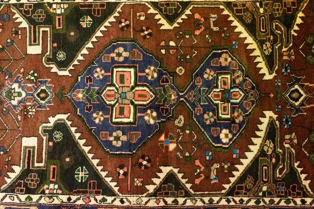 Corredor Tapete Persa - Nomadic - 295 x 107 cm - castanho