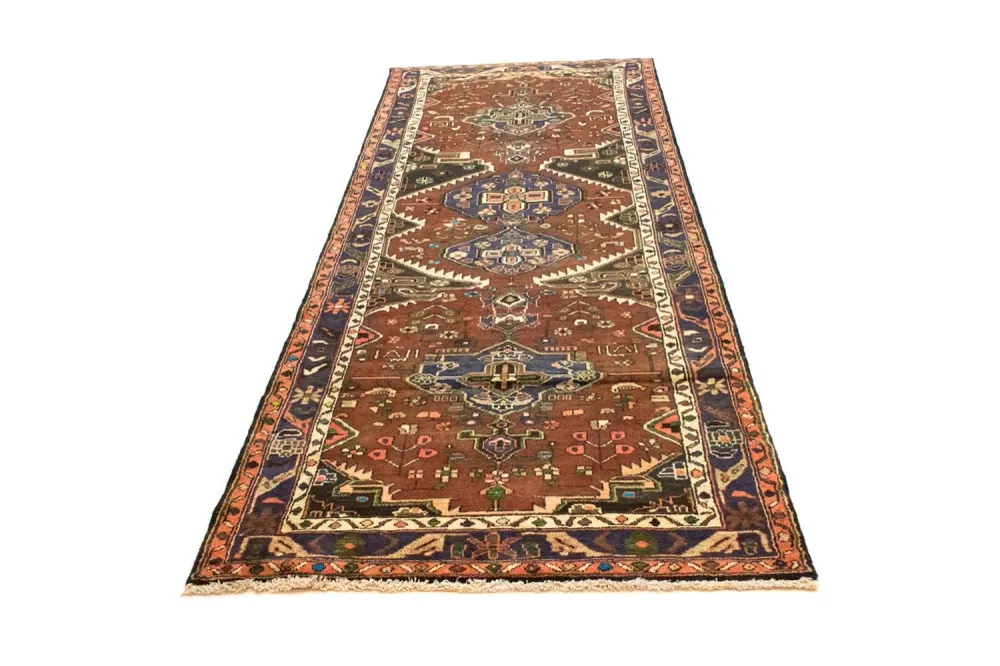Corredor Tapete Persa - Nomadic - 295 x 107 cm - castanho